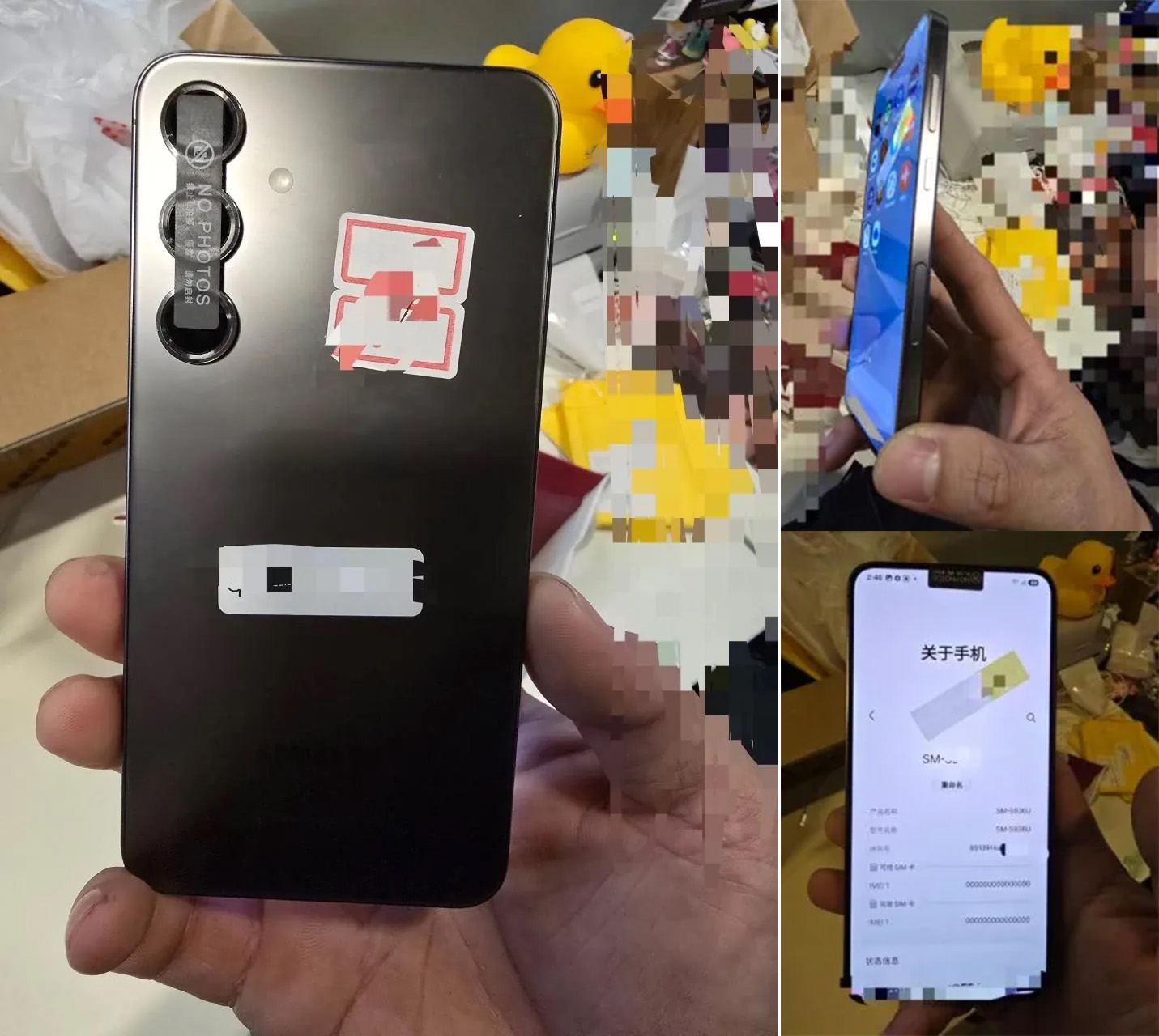 Samsung Galaxy S25 Plus i Ultra pozują, a w tle ktoś stracił pracę