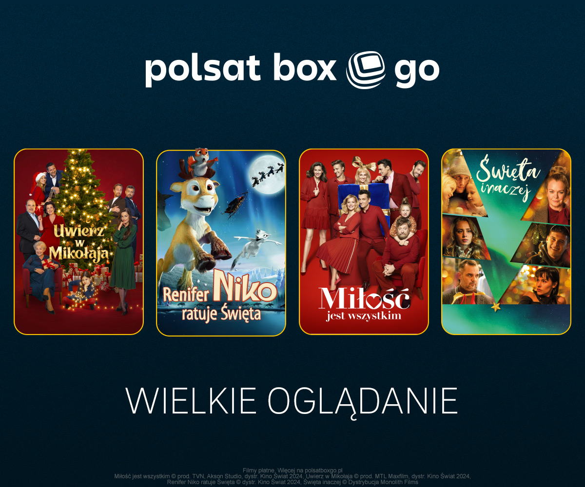 Seriale, filmy, a może trochę plotek? Polsat Box Go ma wszystko, nie tylko na święta