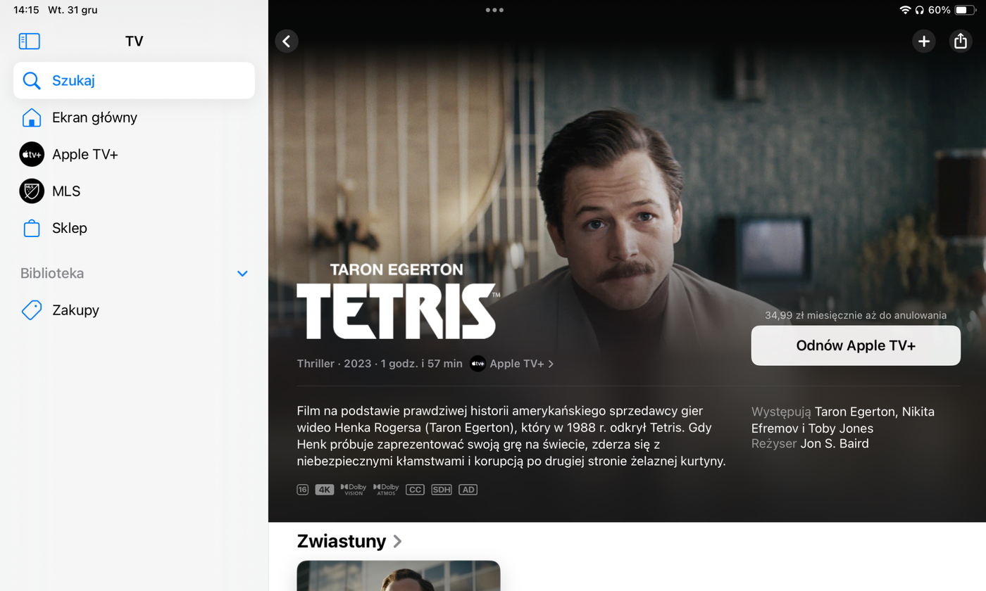 Apple TV+ za darmo w styczniu. Poznaliśmy szczegóły oferty