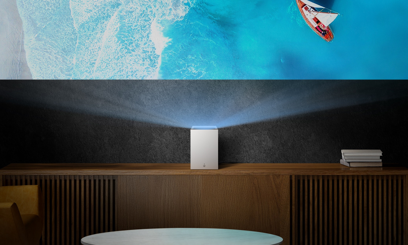 LG zaprezentowało projektor, którego nie widać, chociaż przykuwa wzrok