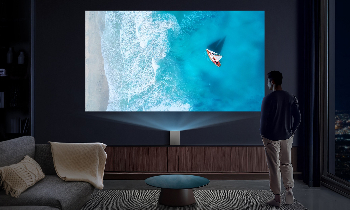 LG zaprezentowało projektor, którego nie widać, chociaż przykuwa wzrok