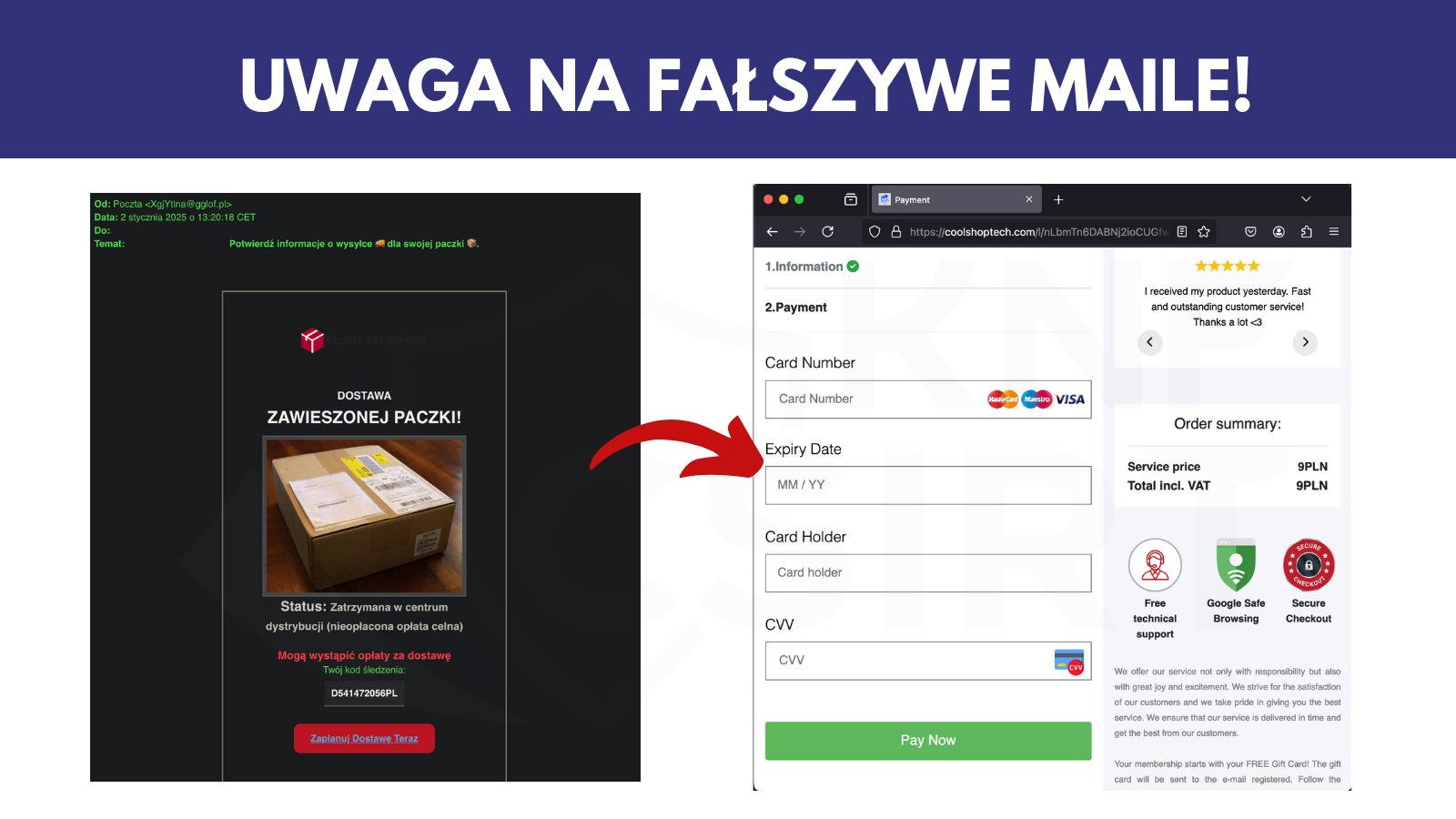 Nim się obejrzysz, a ogołocą twoje konto. Wszystko przez takiego maila