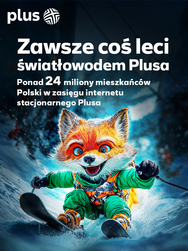 Plus zwiększył zasięg światłowodu. Dzięki PŚO zyskał nowe adresy