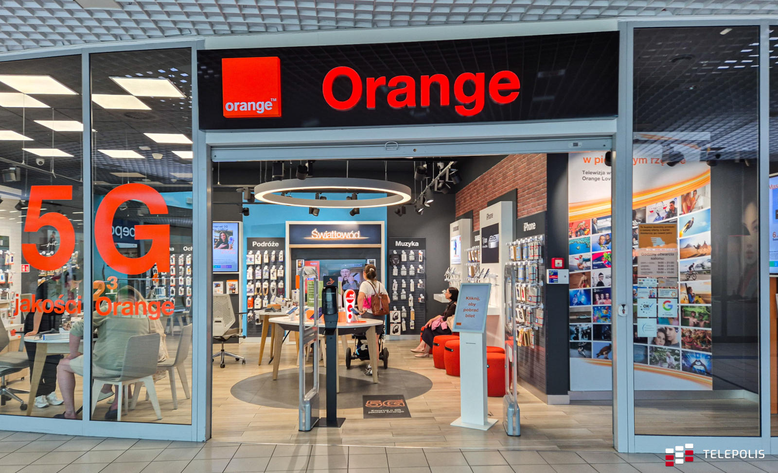 Orange: ruch rośnie. 5G odpowiada za 7,5% transmisji danych