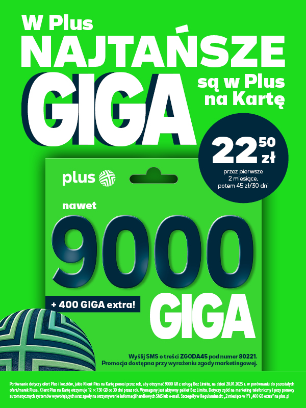 Aż 9000 GB w bonusie. Zobacz, jakie są warunki