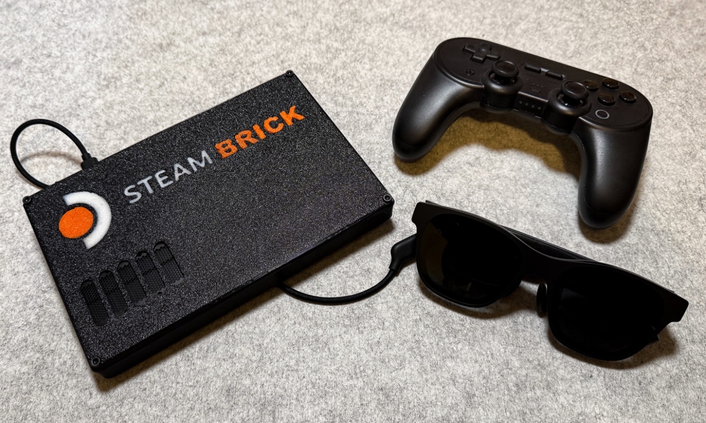 Przerobił Steam Decka na inteligentne okulary do gier, bo mógł
