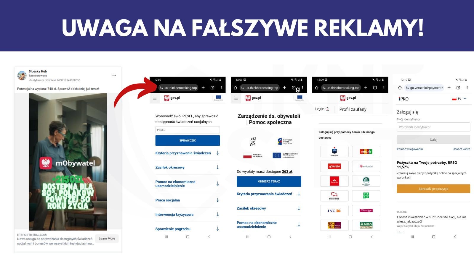mObywatel pułapka. Jeden klik i czyszczą ci konto