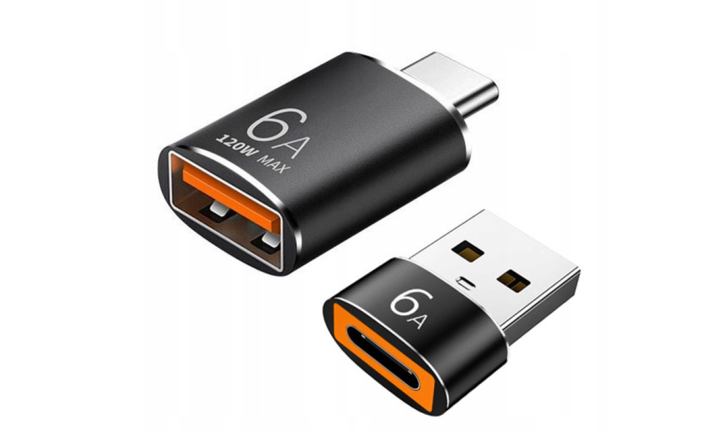 Te dwie przejściówki USB wspierają szybkie ładowanie do 120 W