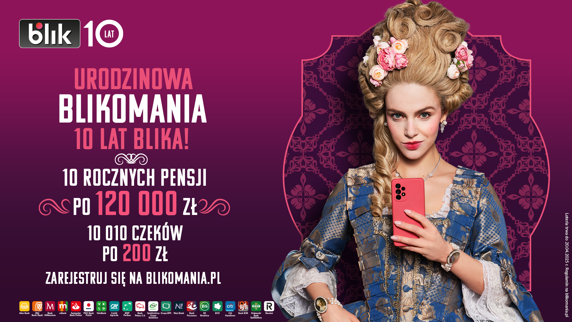 BLIK świętuje. Można wygrać 10 rocznych pensji