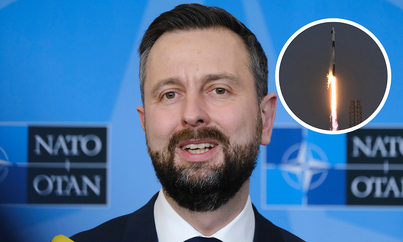 Ostrzeżenie o spadającej rakiecie przyszło, ale na nieaktualny adres
