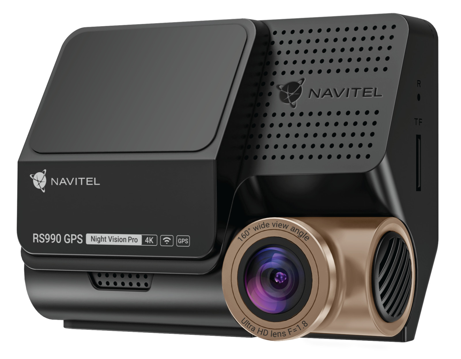Rejestrator Navitel RS990 GPS z ADAS, tylną kamerą i trybem parkingowym