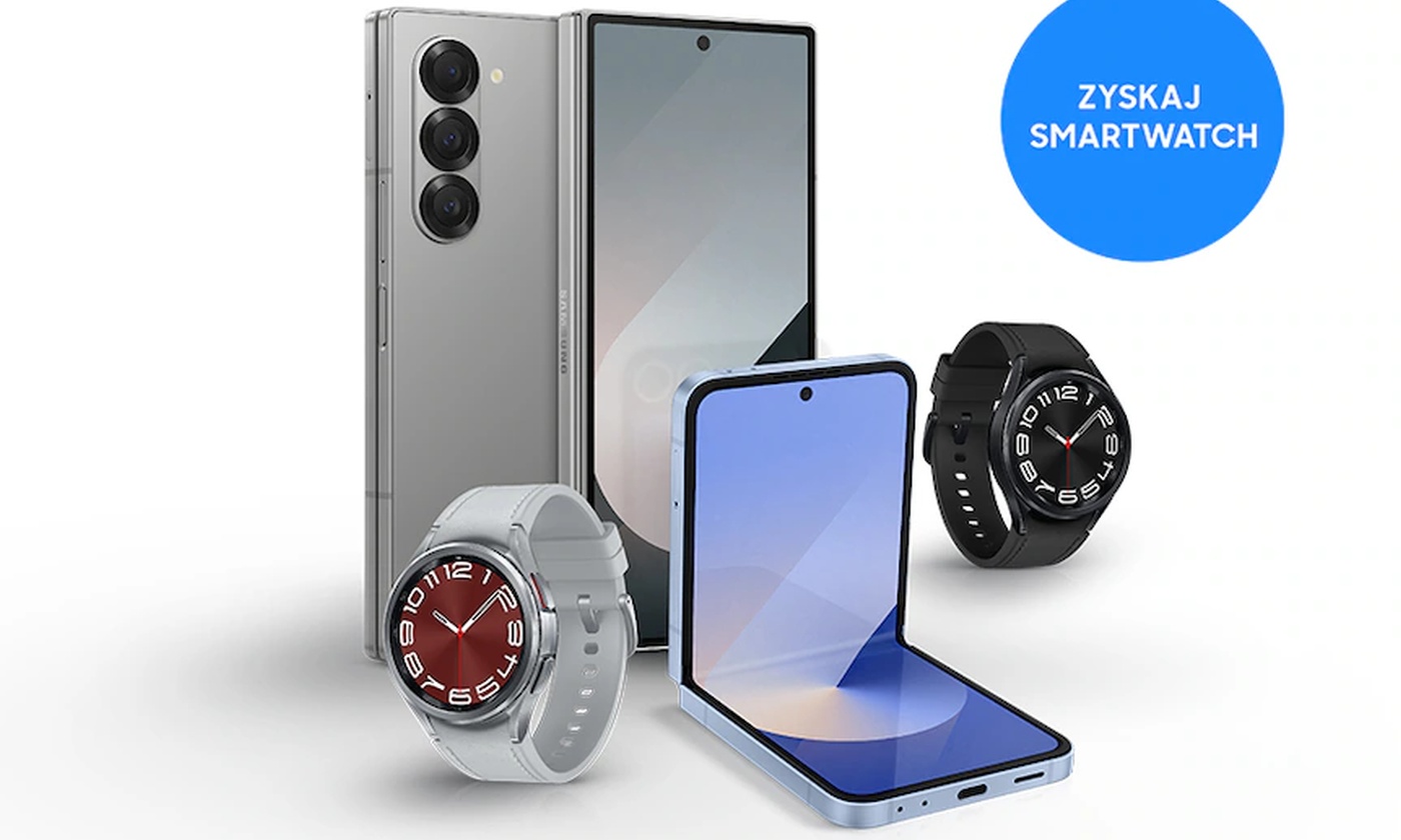Kup składanego Samsunga i zgarnij zegarek w prezencie