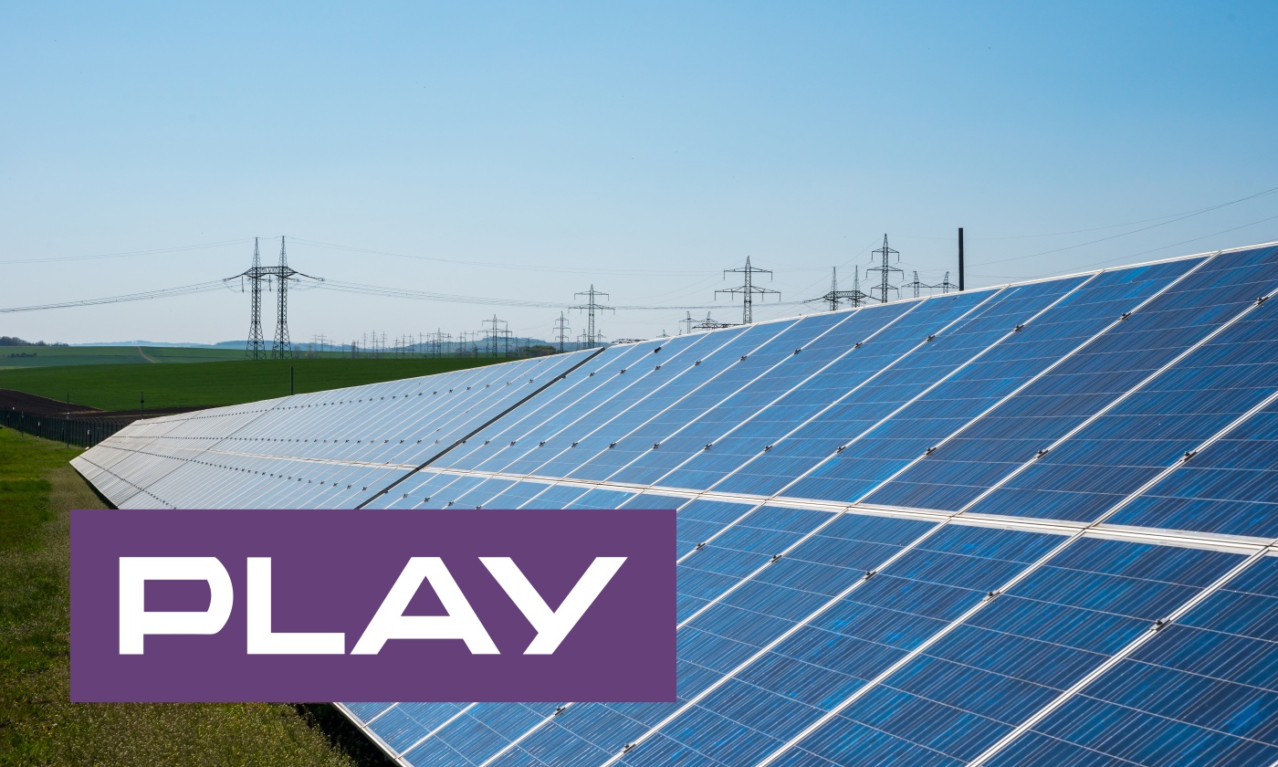 Play stawia na energię ze Słońca. Fioletowi z nową umową na jej dostawę