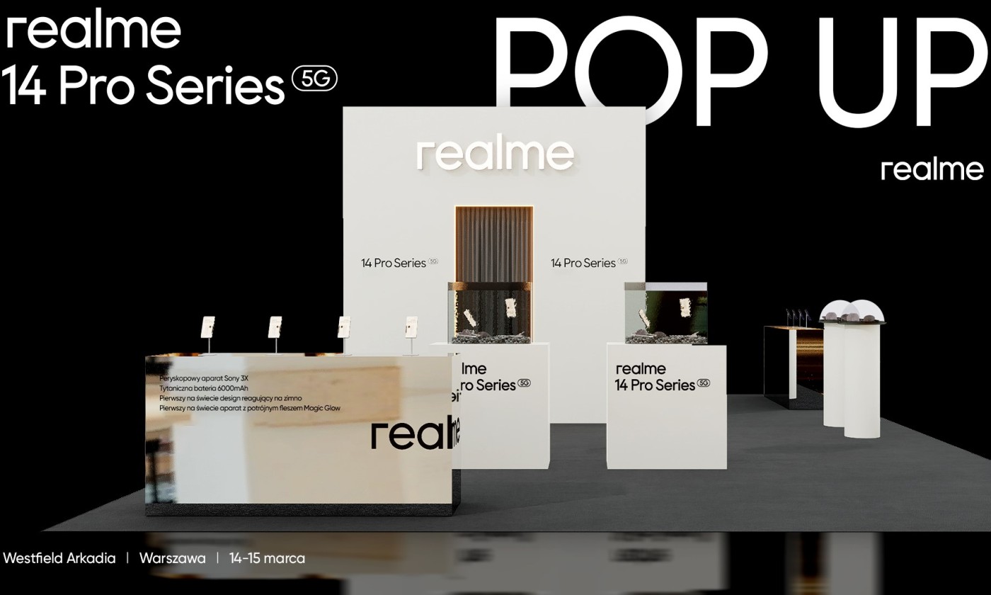 Realme POP UP: idź do Westfield Arkadia i zgarnij nagrody