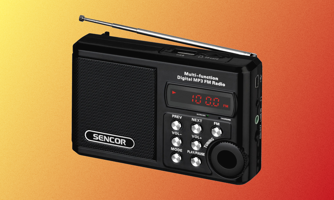 To radio FM ma wbudowany akumulator, a kupisz je dziś w świetnej promocji