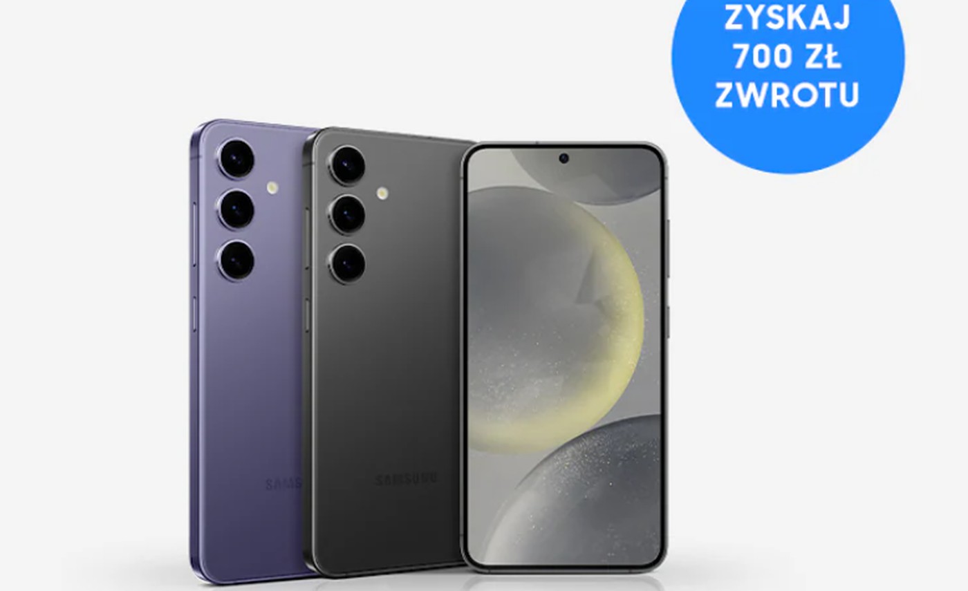 Nowy telefon? Kupując Galaxy S24 zyskasz 700 zł zwrotu