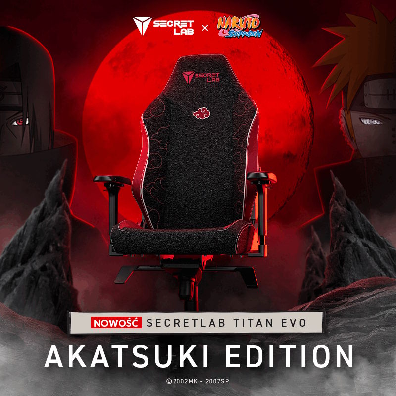 Secretlab ma niespodziankę dla fanów Naruto. Teraz też w Europie