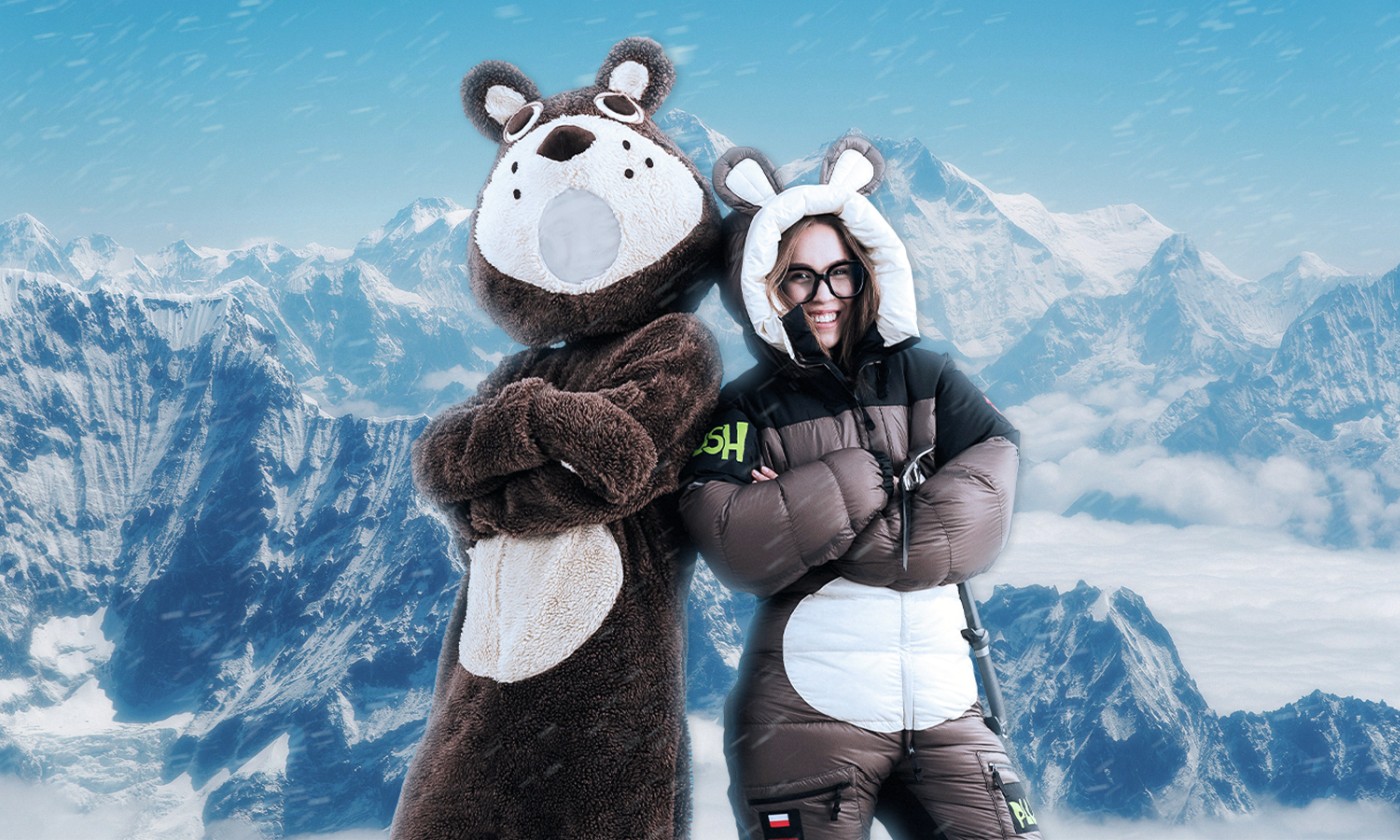 Plush wspiera 19-letnią Polkę w zdobyciu Mount Everestu