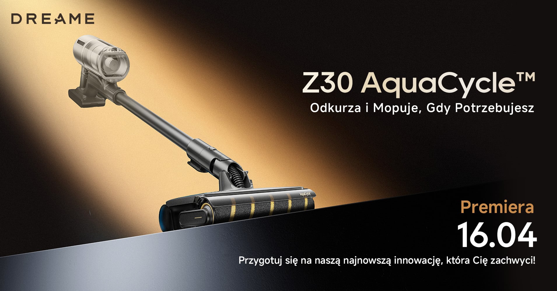 Dreame Z30 AquaCycle odkurza i mopuje. Nadciąga nowość i promocja