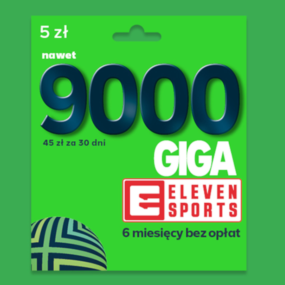 Kup ten starter, dostaniesz 9000 GB na rok i Eleven Sports
