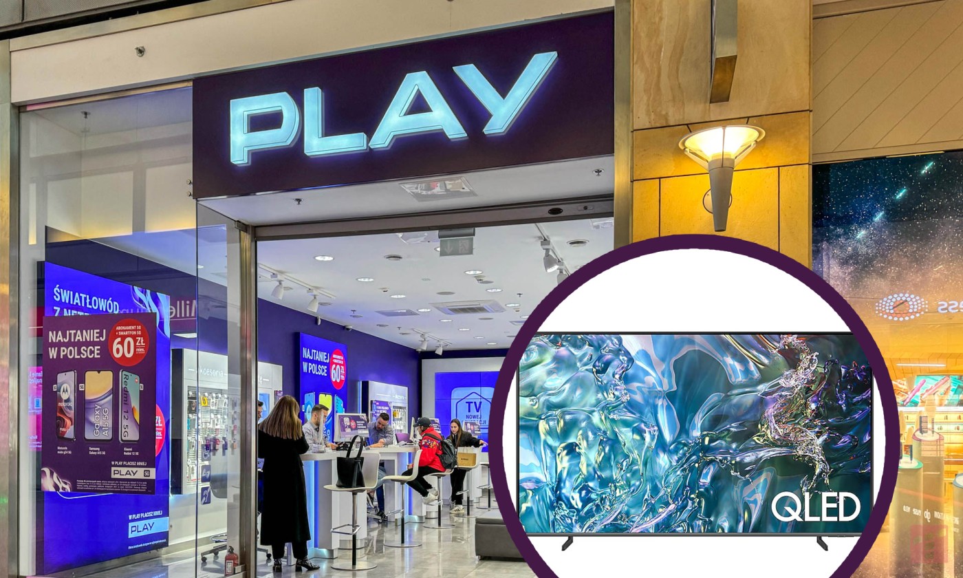 Play ma nowy telewizor w ofercie. To Samsung QLED 4K 65"