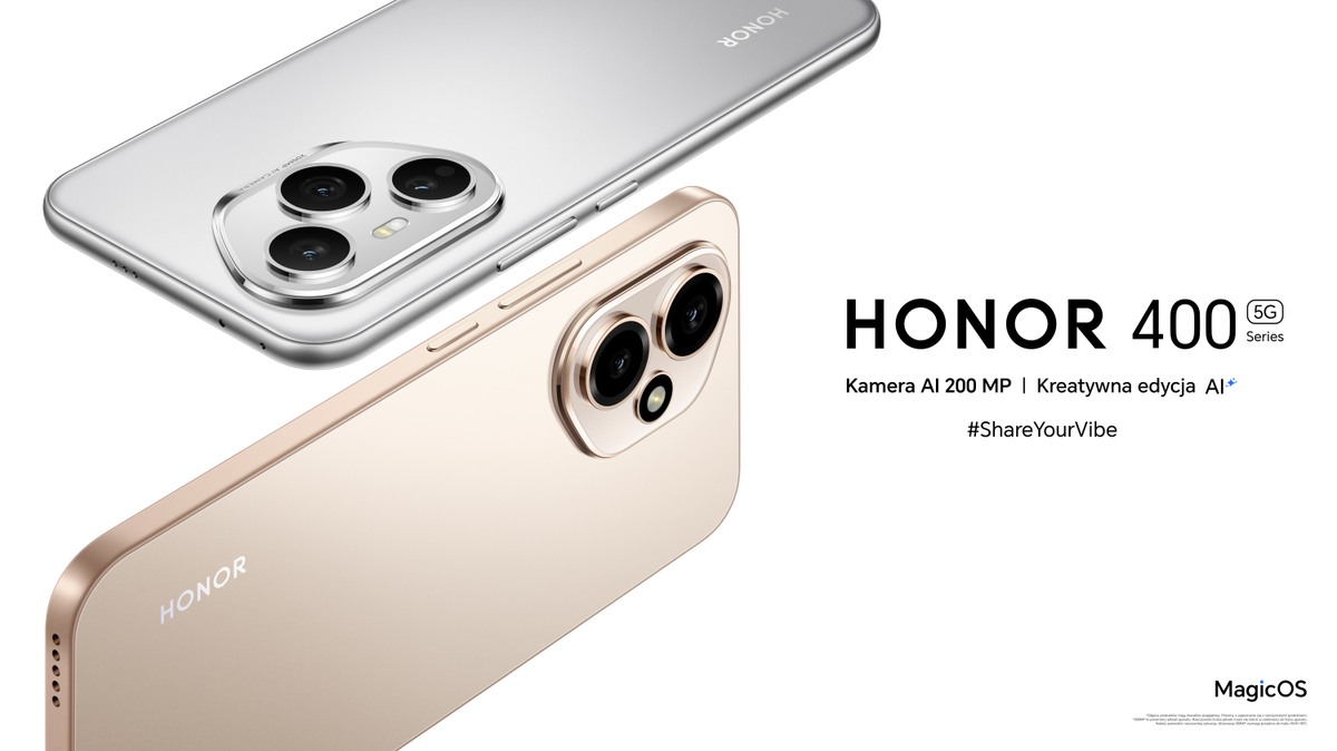 Honor 400 i Honor 400 Pro debiutują w Polsce. Są prezenty na start