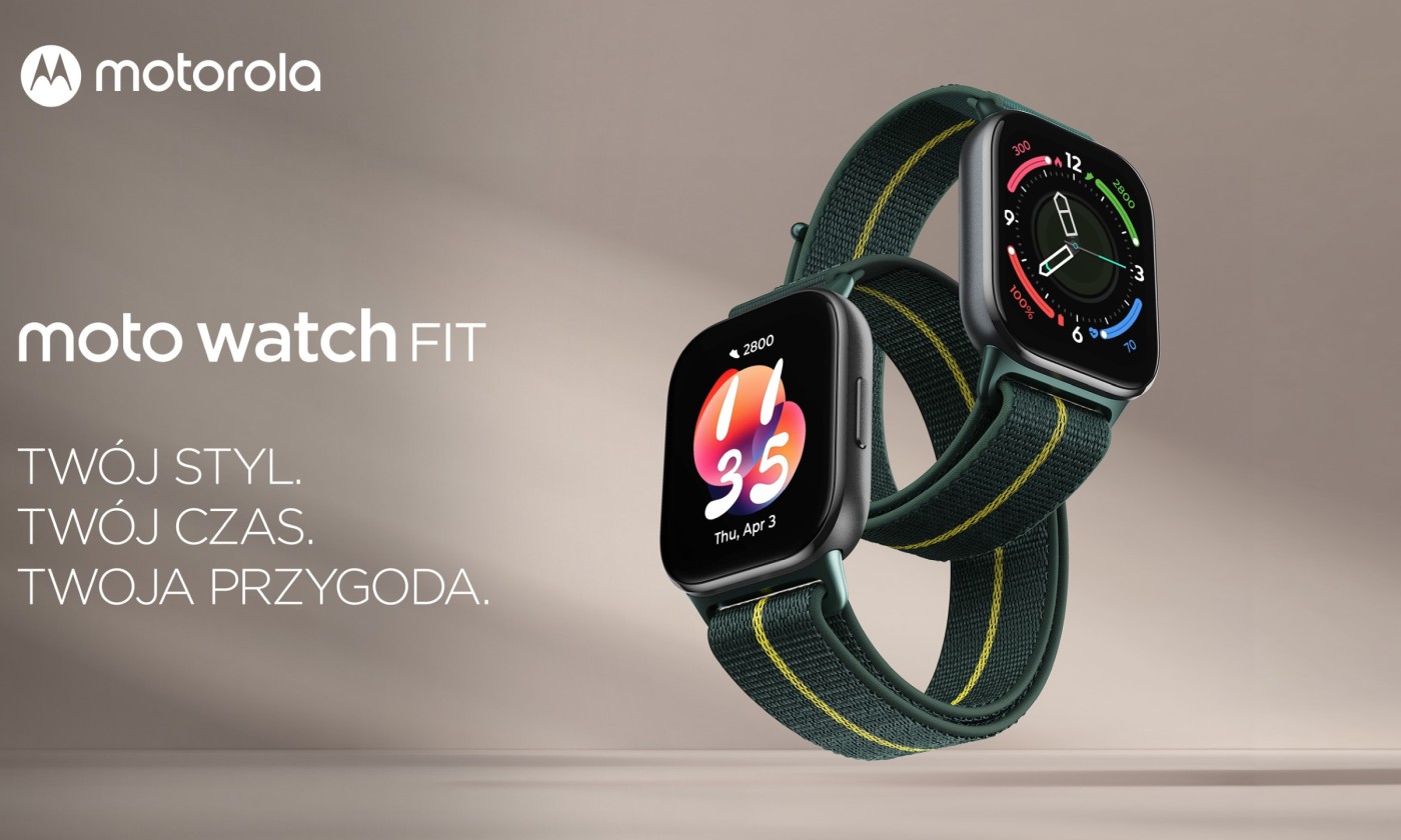 Moto Watch Fit już w Polsce. GPS i 16 dni na baterii za 349 zł
