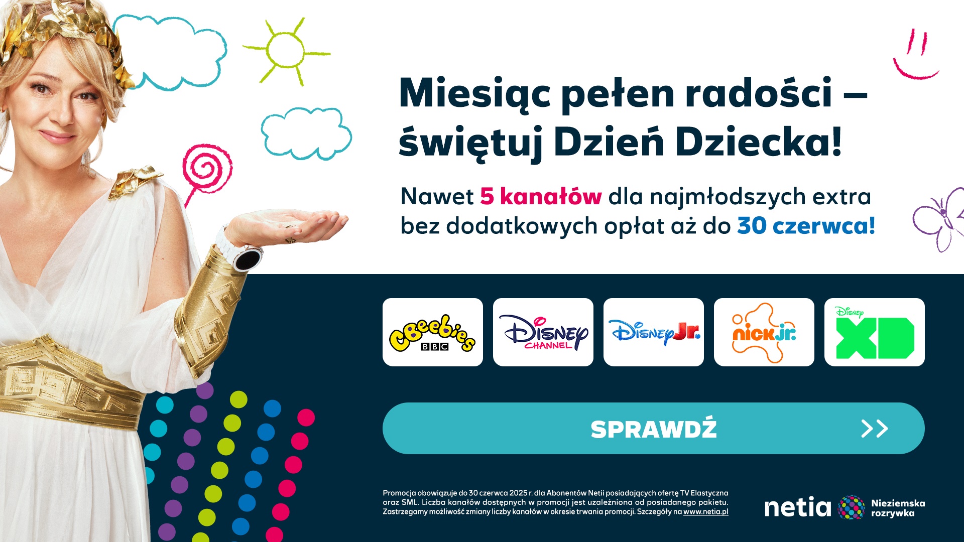 Netia otwiera okno. Darmowe kanały przez cały czerwiec
