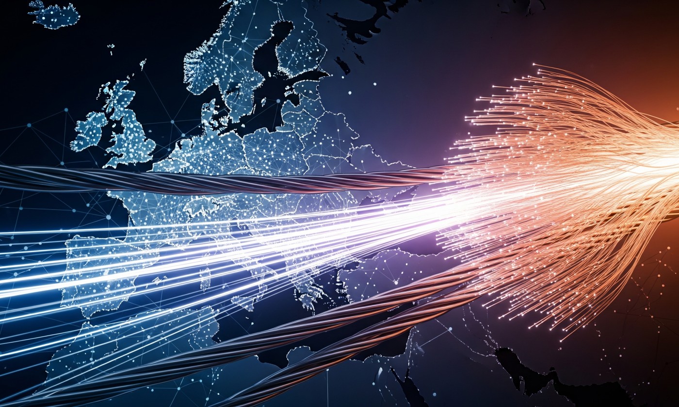 Internet w Europie w 1Q2025: Światłowód króluje szybkością, miedź ceną