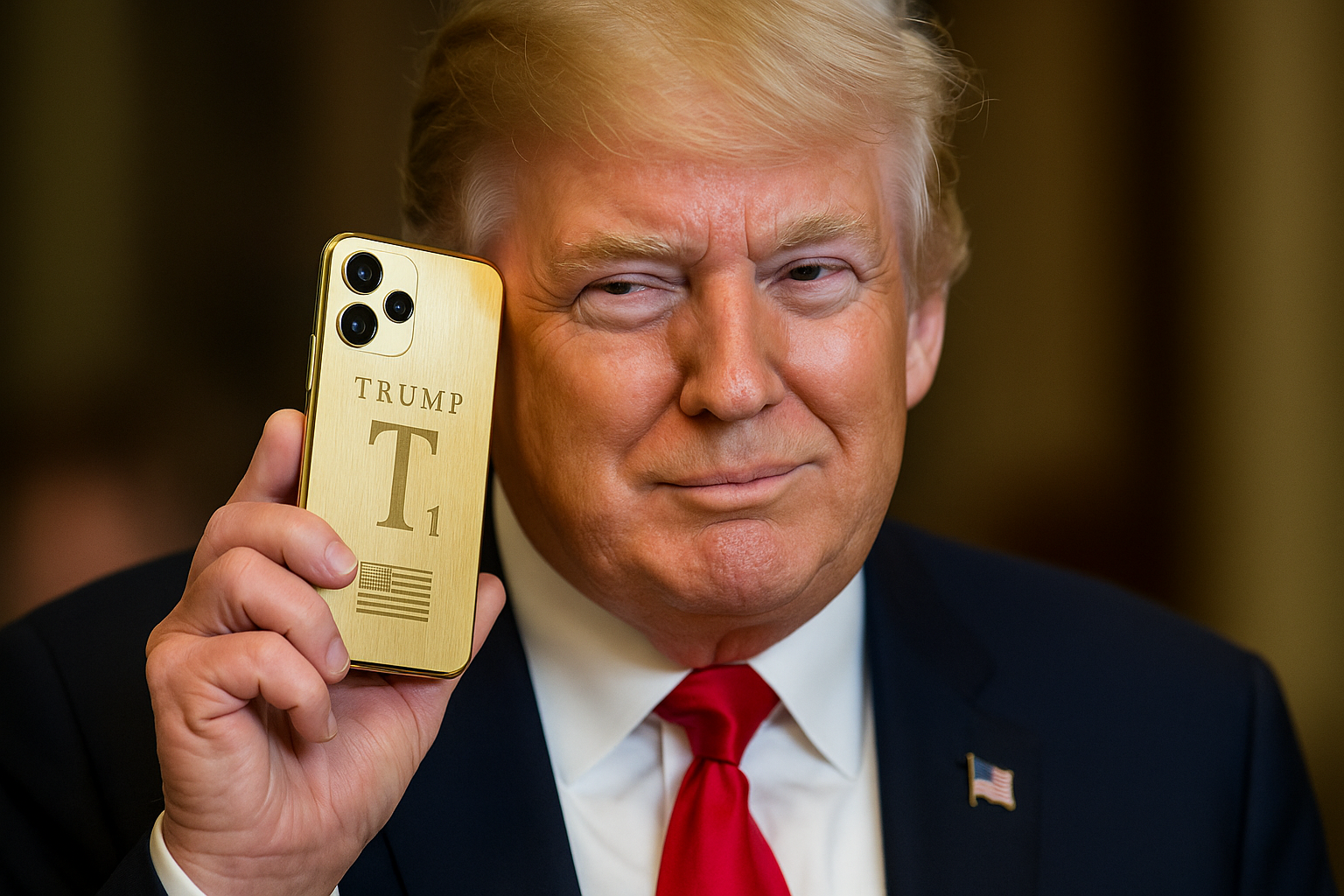 Trump Mobile T1 Phone, czyli chiński telefon „Made in USA”
