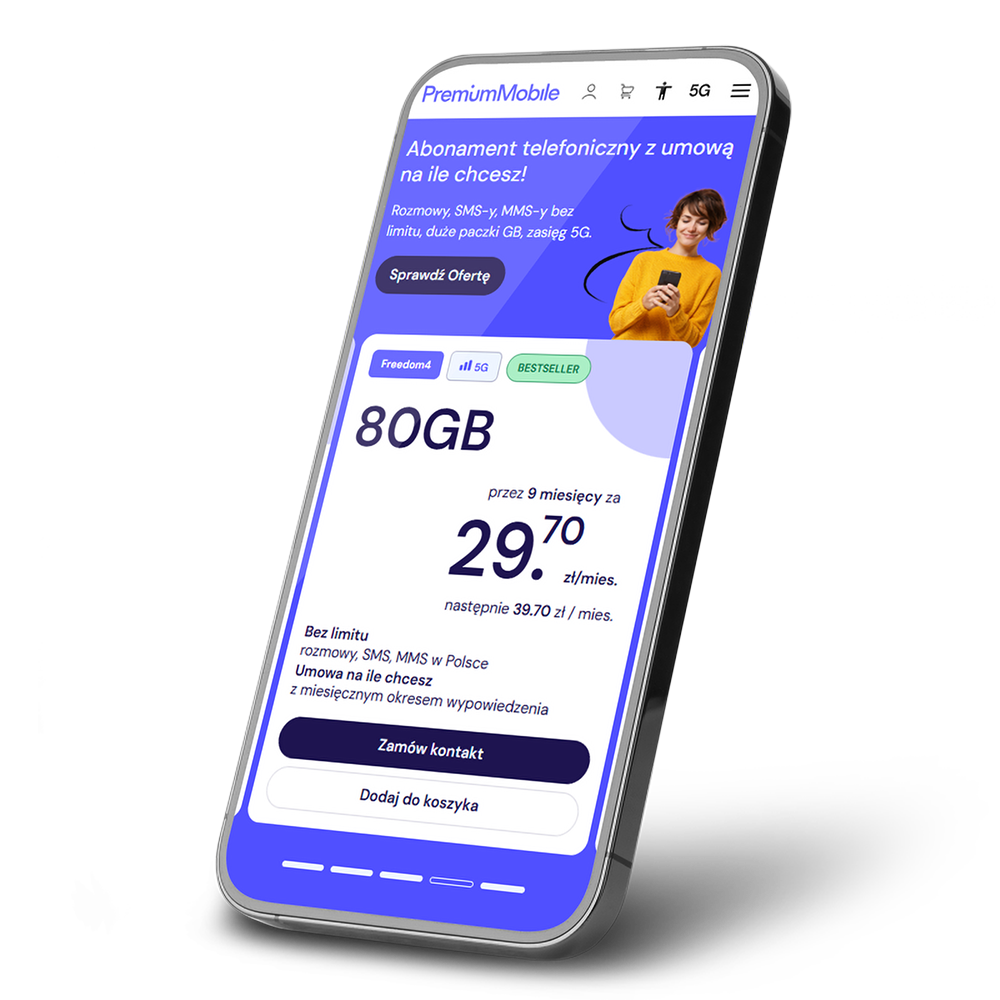 Więcej Internetu w Premium Mobile. Operator zmienia barwy