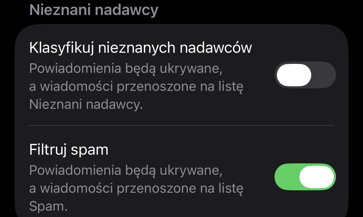 Apple odspami ci SMS-y. Nie trzeba nic instalować