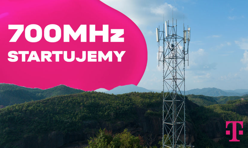 T-Mobile uruchamia 5G w paśmie 700 MHz