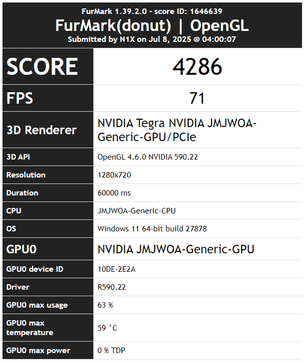 NVIDIA N1X z nowymi testami. Wygląda to... dziwnie