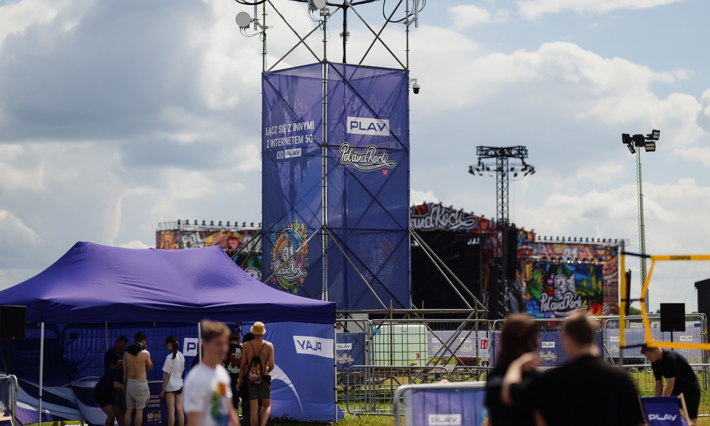 Play na Pol'and'Rock 2025. Festiwalowicze przesłali aż 93 TB danych