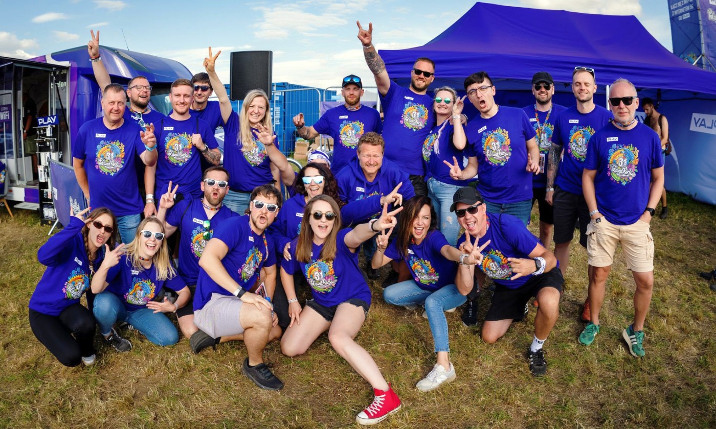 Play na Pol'and'Rock 2025. Festiwalowicze przesłali aż 93 TB danych