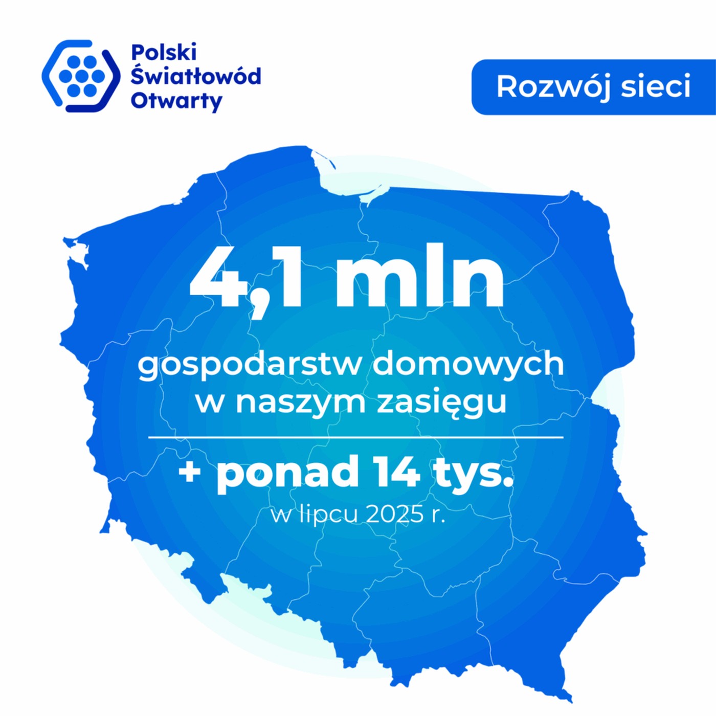 Polski Światłowód Otwarty zwiększa zasięg i pozbywa się miedzi