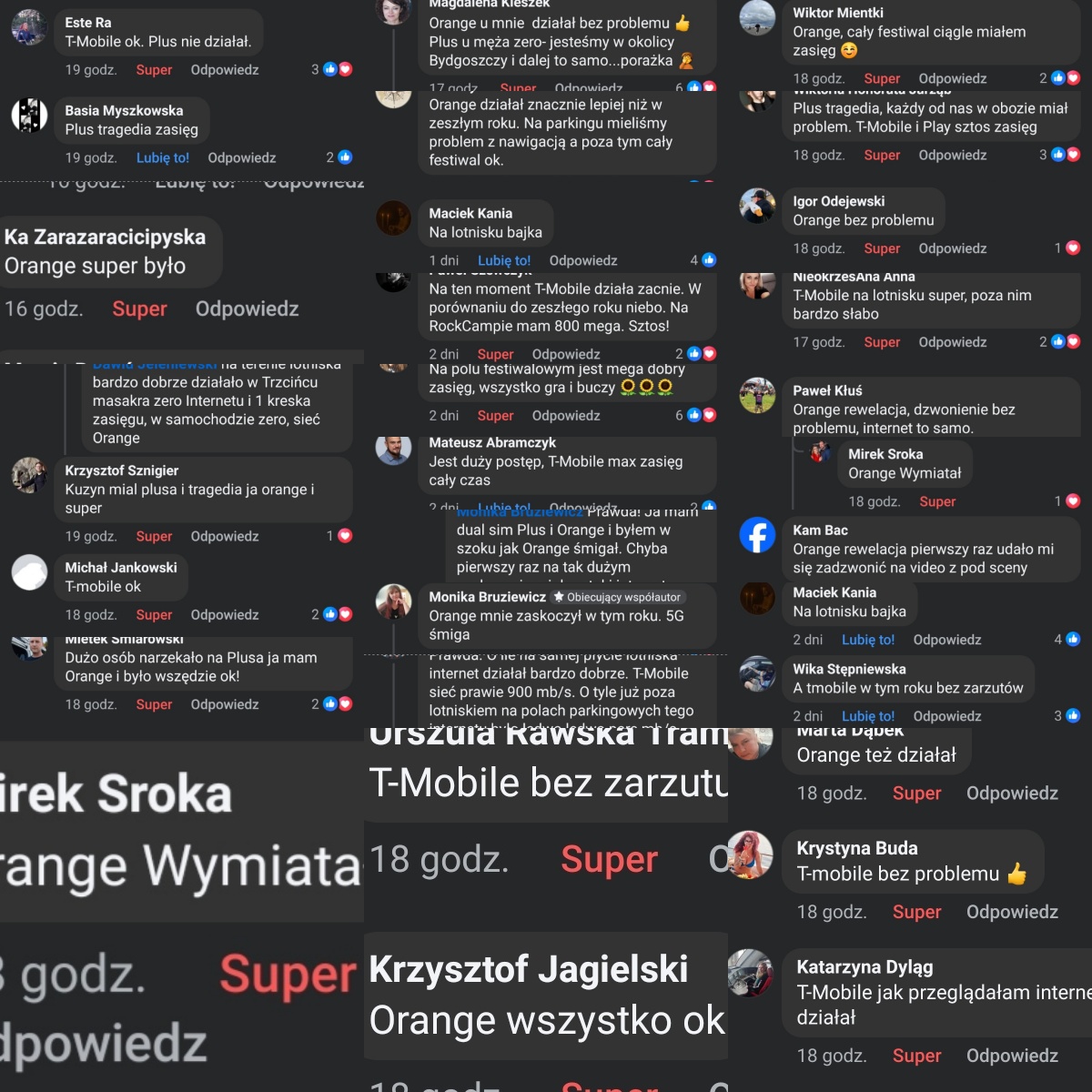 Bez zasięgu na Pol'and'Rock? Wystarczyło dobrze wybrać sieć