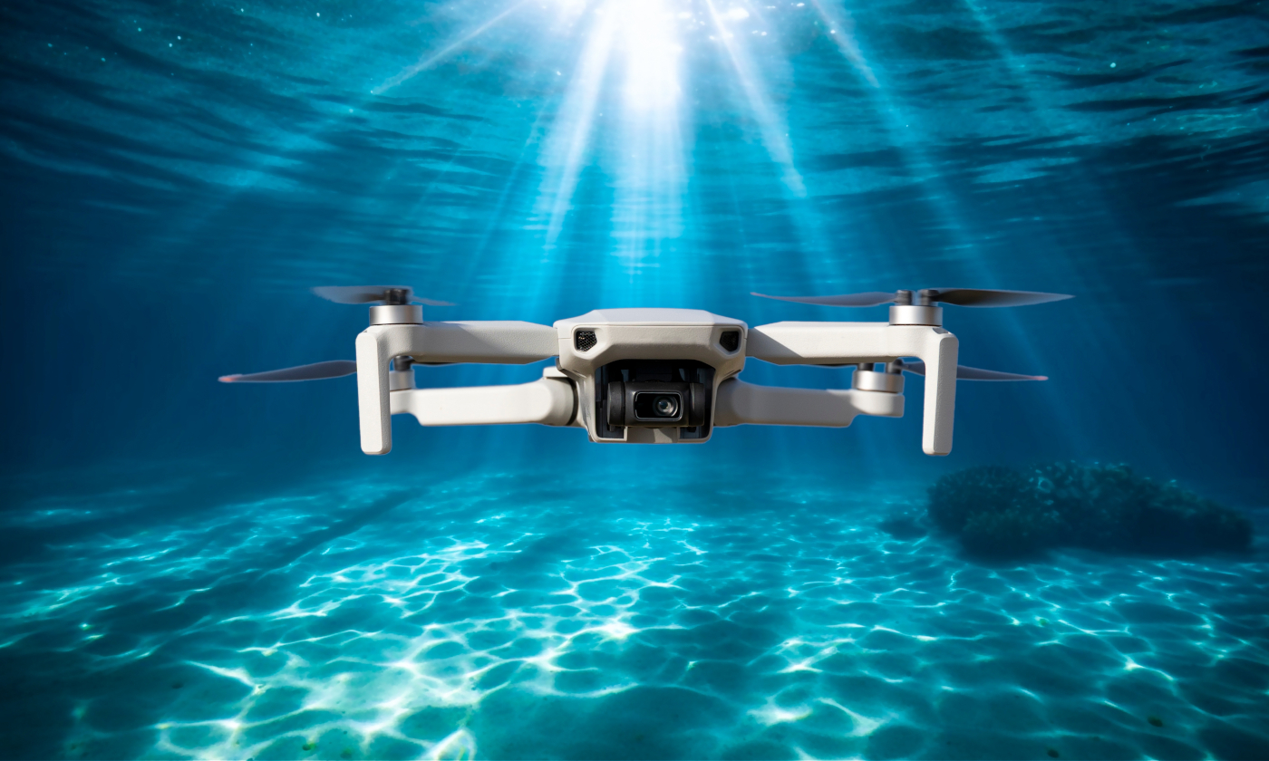 Ten dron wygląda jak ten z wizualizacji TVP: potrafi latać i nurkować