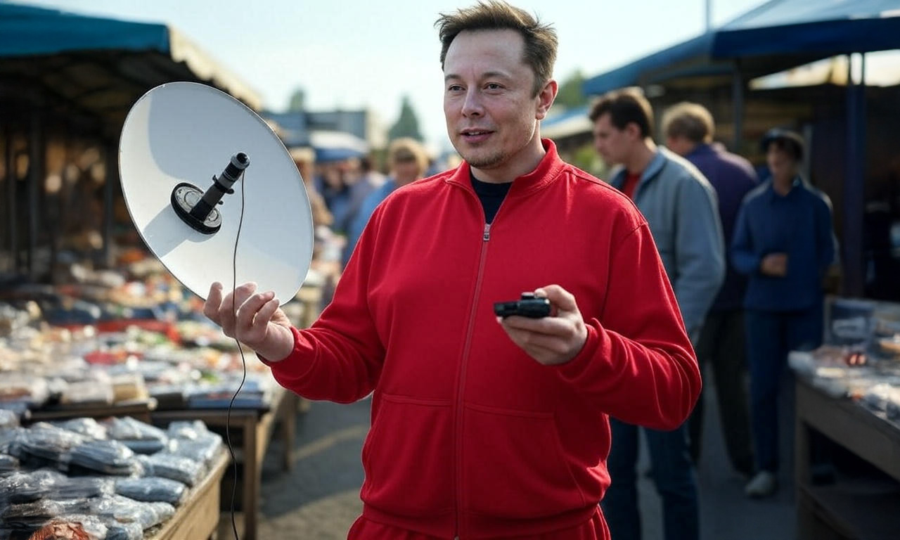 Musk: Olejcie światłowody, weźcie mój internet z satelity