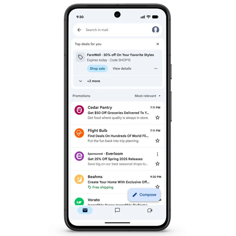 Google z nowościami w Gmailu. Zakupy w sieci będą przyjemniejsze