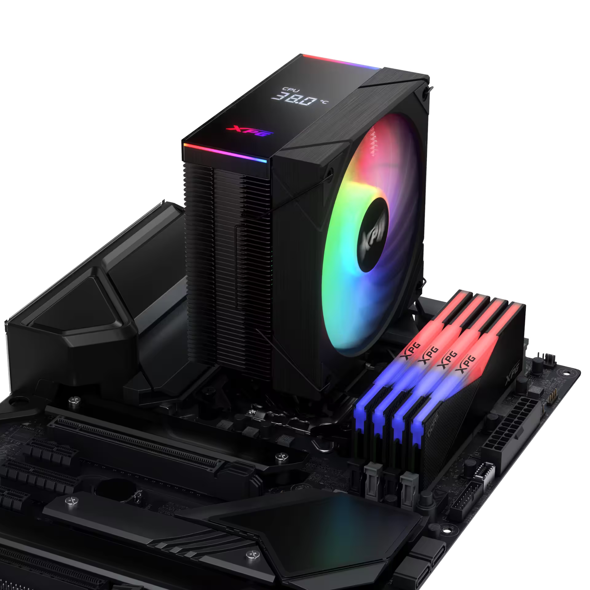RGB LED to już zbyt mało. XPG dorzuca wyświetlacz na procesor