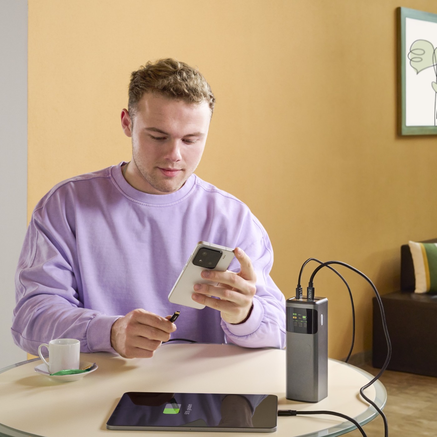 Koniec z diodami LED. Ten powerbank ma kolorowy ekran i naładuje laptop
