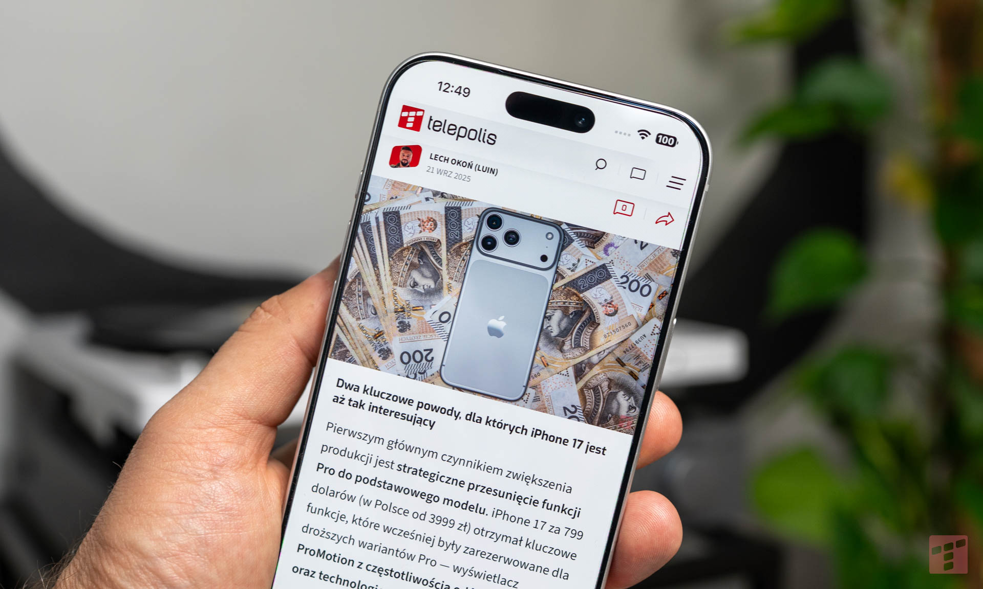 iPhone 17 Pro Max – piękny, potężny i… wciąż nie do końca dla Polaków (test)