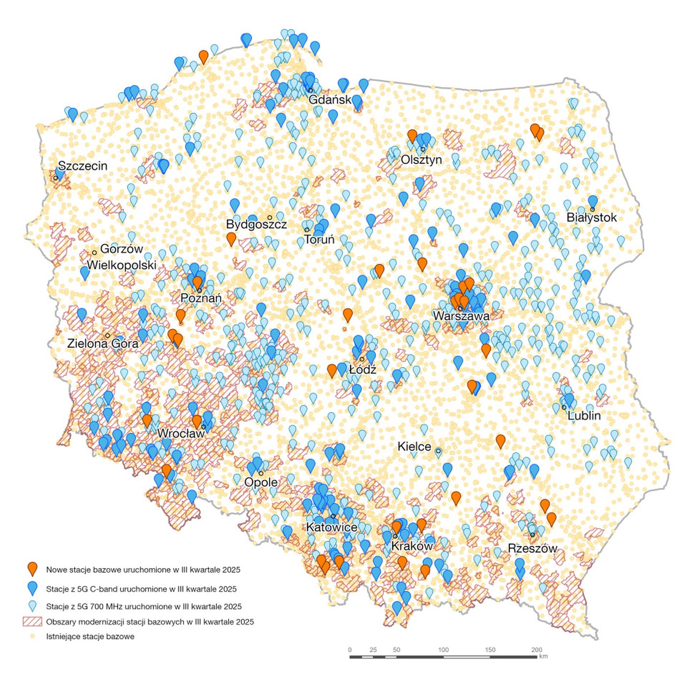 Nadajniki na szczycie góry i pod ziemią. To część większego planu Orange
