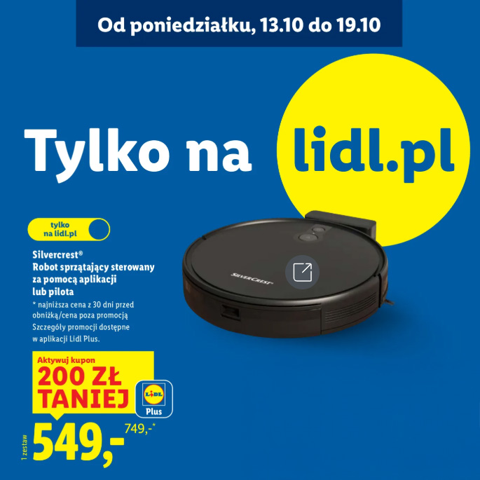 Olej Roombę i Xiaomi. Ten z Lidla potrafi więcej za ułamek ceny