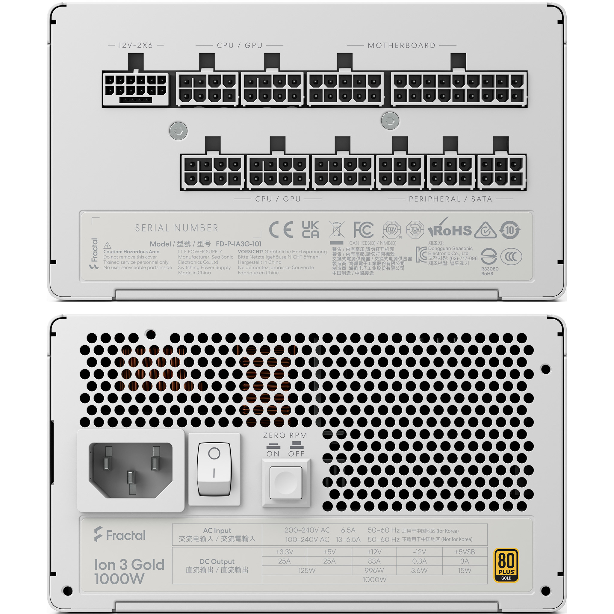 Fractal jest pewny swego. Ten zasilacz ma aż 10 lat gwarancji