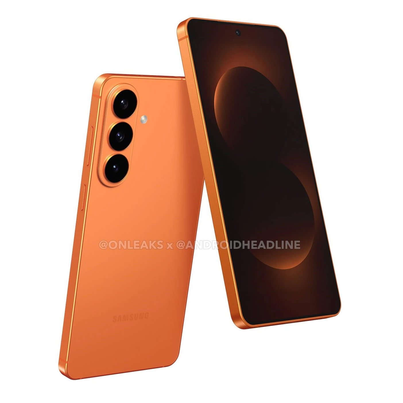 Galaxy S26+ w kolorze pomarańczy. Pierwsze rendery