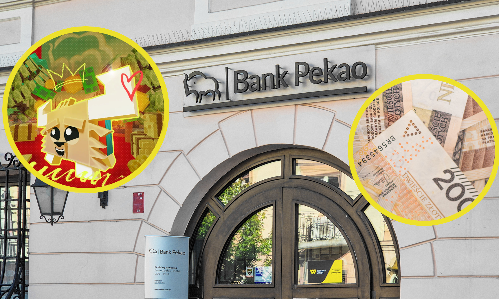 Bank Pekao: pieniądze rosną na drzewach. 200 zł za wpisanie kodu
