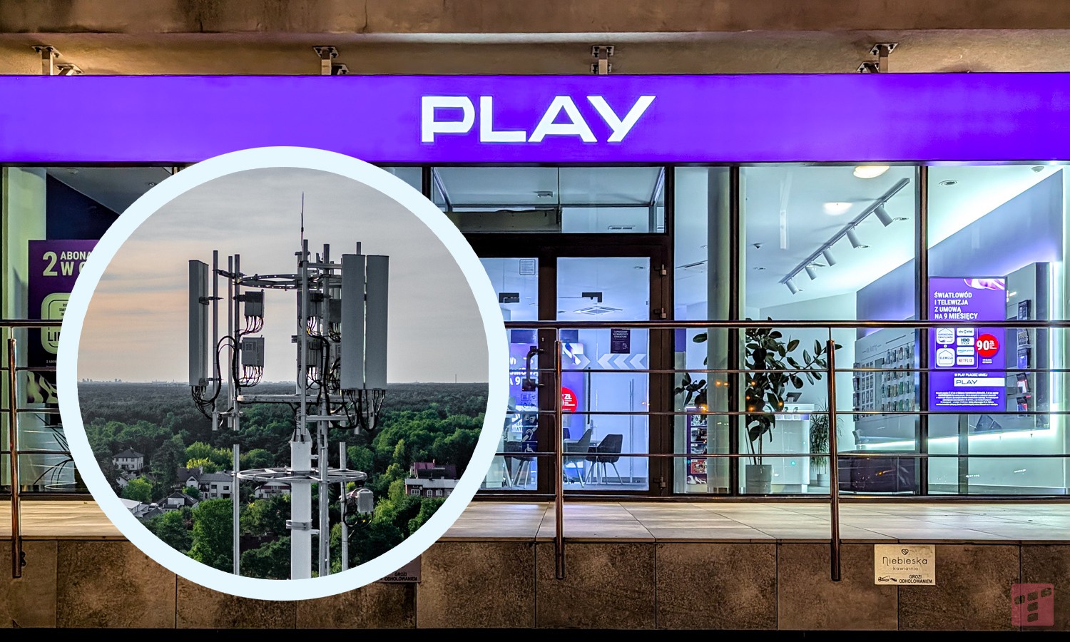 Maszt Play w środku osiedla. Mieszkańcy ruszyli na wojnę